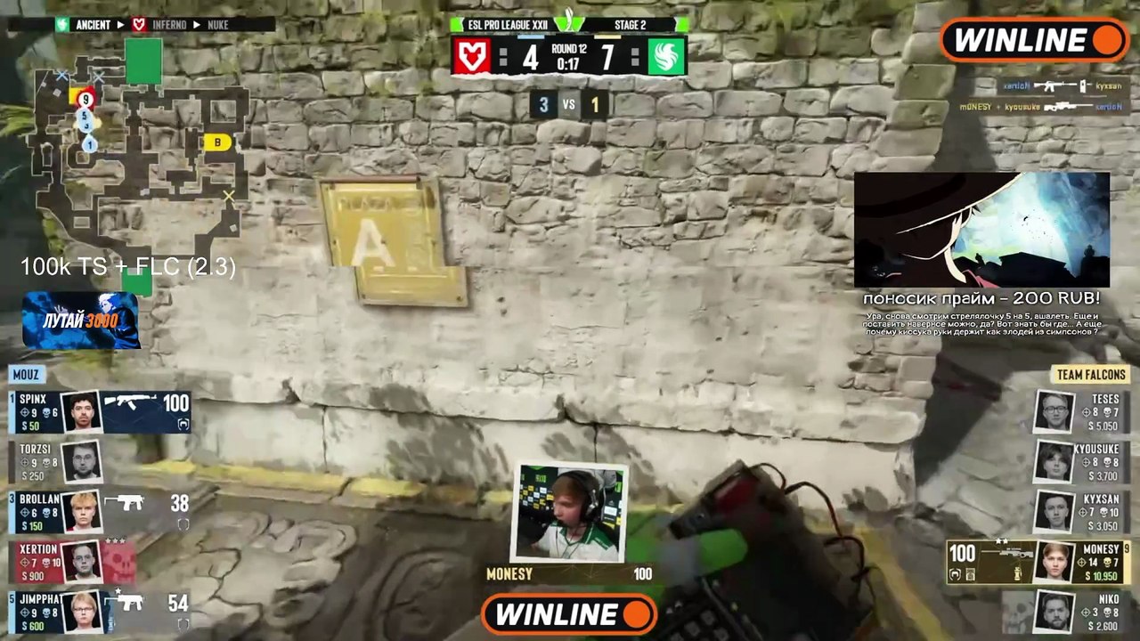 Counter-Strike #34: "MONESY NT 1 V 4"