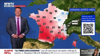 La météo pour ce mercredi 8 octobre 2025