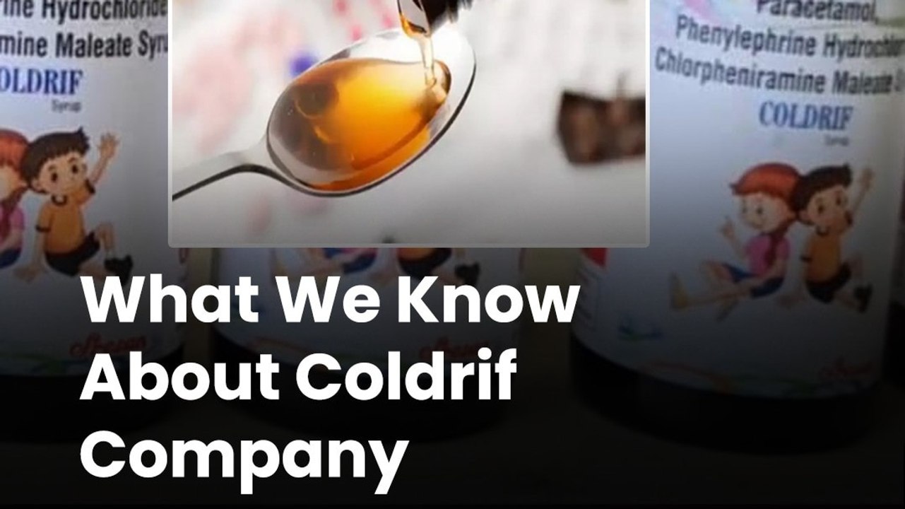 Chennai Pharma Firm Behind Toxic Cough Syrup Linked to Child Deaths