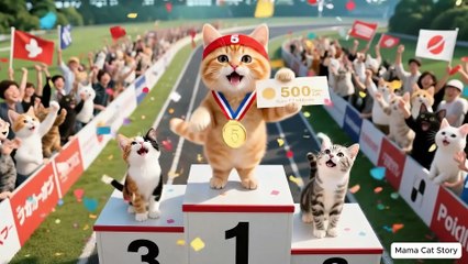 Ginger Dreams of Flying… Mama Cat Builds a Special Toy Plane Just for Him