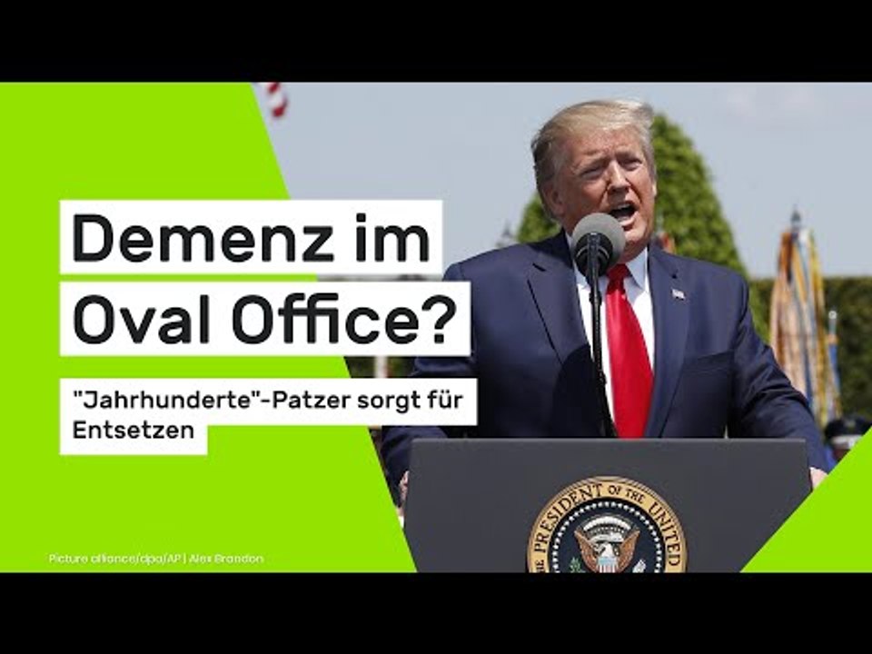 Demenz im Oval Office? 'Jahrhunderte' - Patzer sorgt für Entsetzen