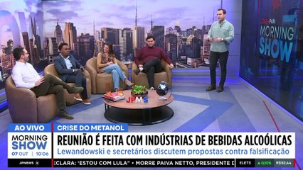 Lewandowski se reúne com INDÚSTRIA para combater INTOXICAÇÃO por METANOL