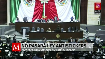 Monreal descarta aprobación de la 'Ley Anti Stickers' para sancionar memes