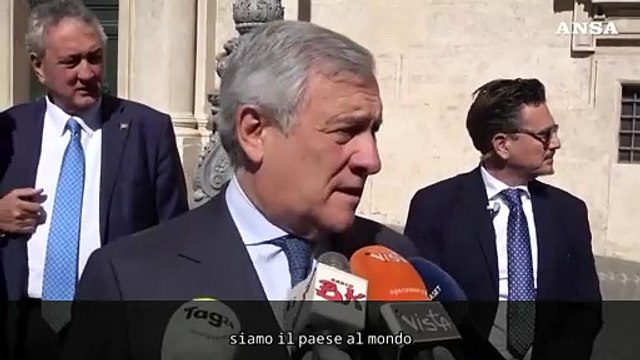 Tajani: Siamo il Paese che ha accolto il maggior numero di palestinesi