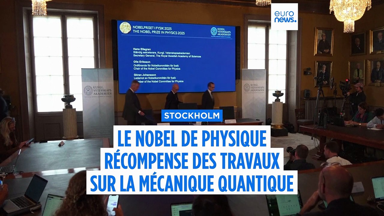 Un Français, un Américain et un Britannique reçoivent le Nobel de physique pour leurs travaux sur la mécanique quantique