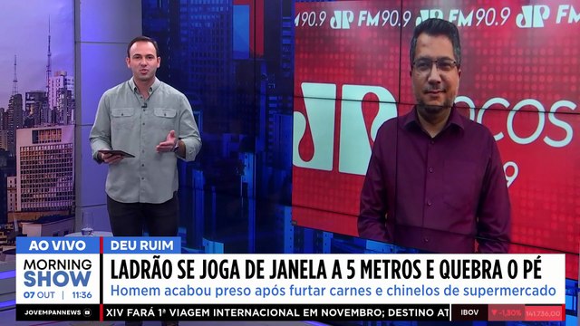 Ladrão pula de janela de 5 METROS e QUEBRA o pé após FURTO em Minas Gerais