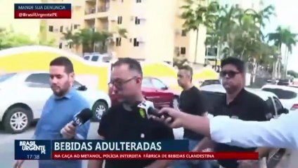 Na caça ao metanol, polícia interdita fábrica de bebidas clandestina