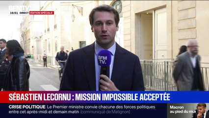 Laurent Wauquiez reçu en ce moment par Sébastien Lecornu à Matignon