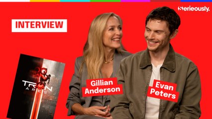 TRON ARES : Evan Peters et Gillian Anderson répondent à nos questions