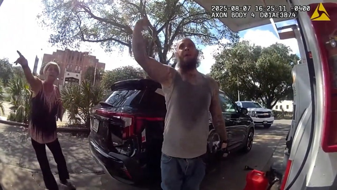 Officer draws gun on man at gas station after mistaking pump for pistol