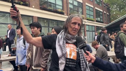 'From the river to the sea' chants on October 7 pro-Palestine march