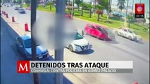 Detienen a agresores tras ataque violento contra policías en Coahuila
