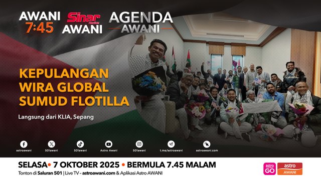 Agenda AWANI: Kepulangan wira Global Sumud Flotilla