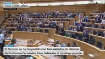 El Senado se despide de Fernández Vara con tres minutos de silencio