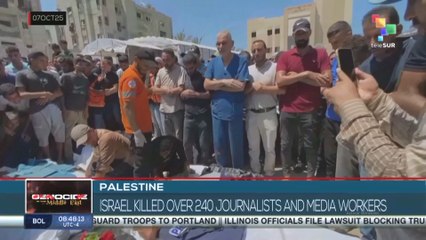 Palestine, Israel killed over 240 journalists and media workers