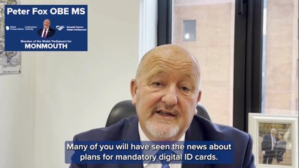 PETER FOX MS on UK ID card plans