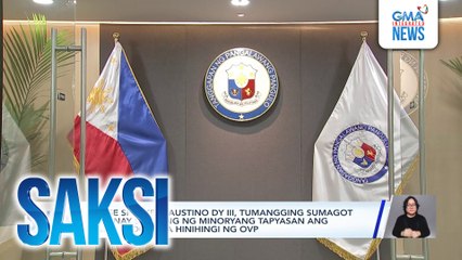 House Speaker Faustino Dy III, tumangging sumagot kaugnay sa hiling ng minoryang tapyasan ang P902m budget na hinihingi ng OVP | Saksi