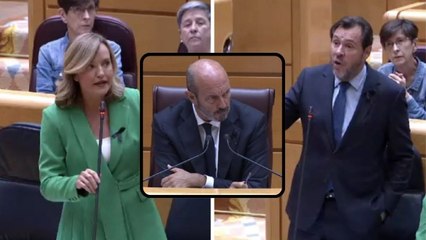 El presidente del Senado llama la atención a Alegría por no responder a las preguntas de la sesión