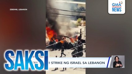2 patay sa air strike ng Israel sa Lebanon | Saksi