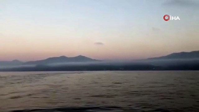 Hopa açıklarındaki insansız deniz aracı parlatılarak imha edildi