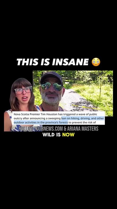 🇨🇦 Parts of Canada BAN hiking in the woods anywhere