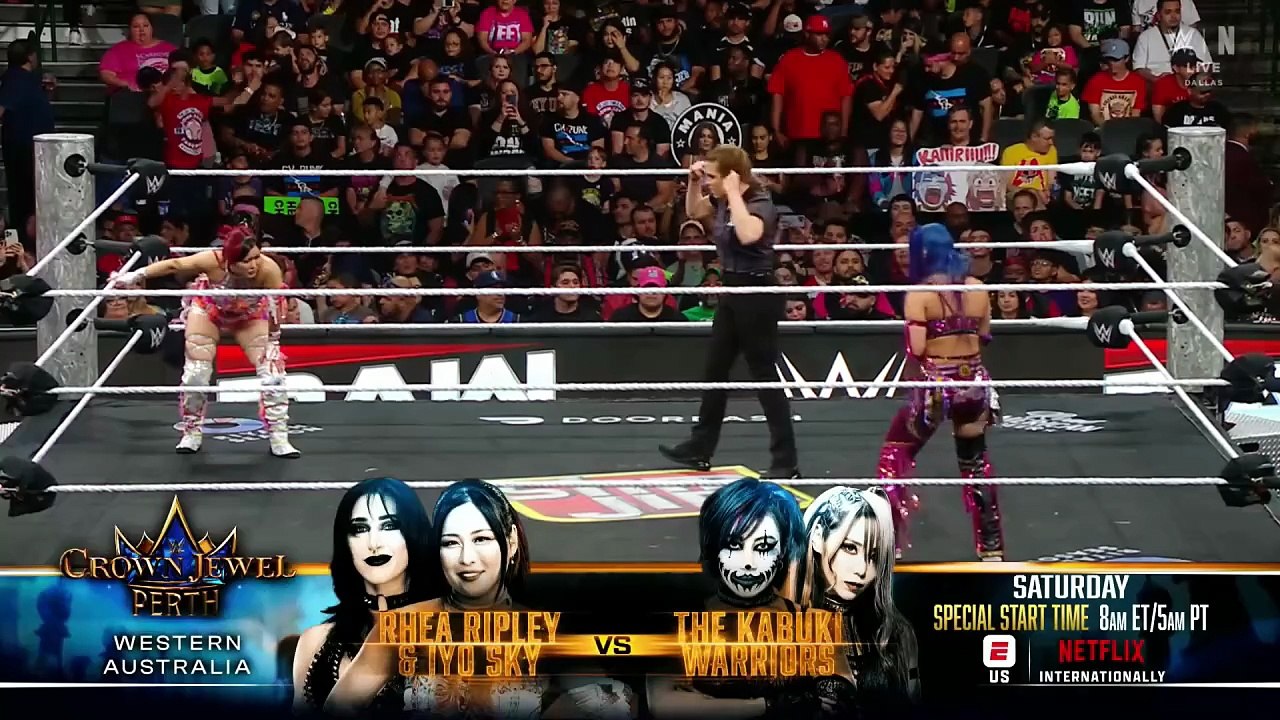 IYO SKY vs. Kairi Sane (w/ Asuka) - Raw October 6, 2025