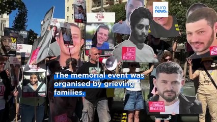 Thousands gather in Israel to mark two years since Hamas' 7 October attack