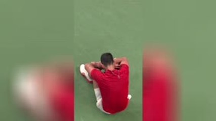 Djokovic COLLAPSES on court!