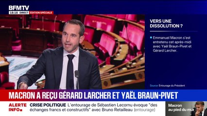"Si dissolution il doit y avoir, nous serons prêts", assure Pierre Jouvet (PS)