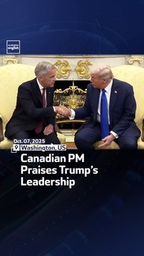 Canadian PM Praises Trump’s Leadership