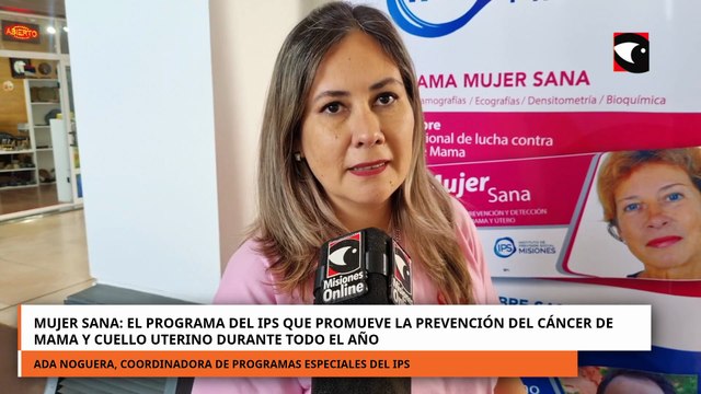Mujer Sana, el programa del IPS que promueve la prevención del cáncer de mama y cuello uterino