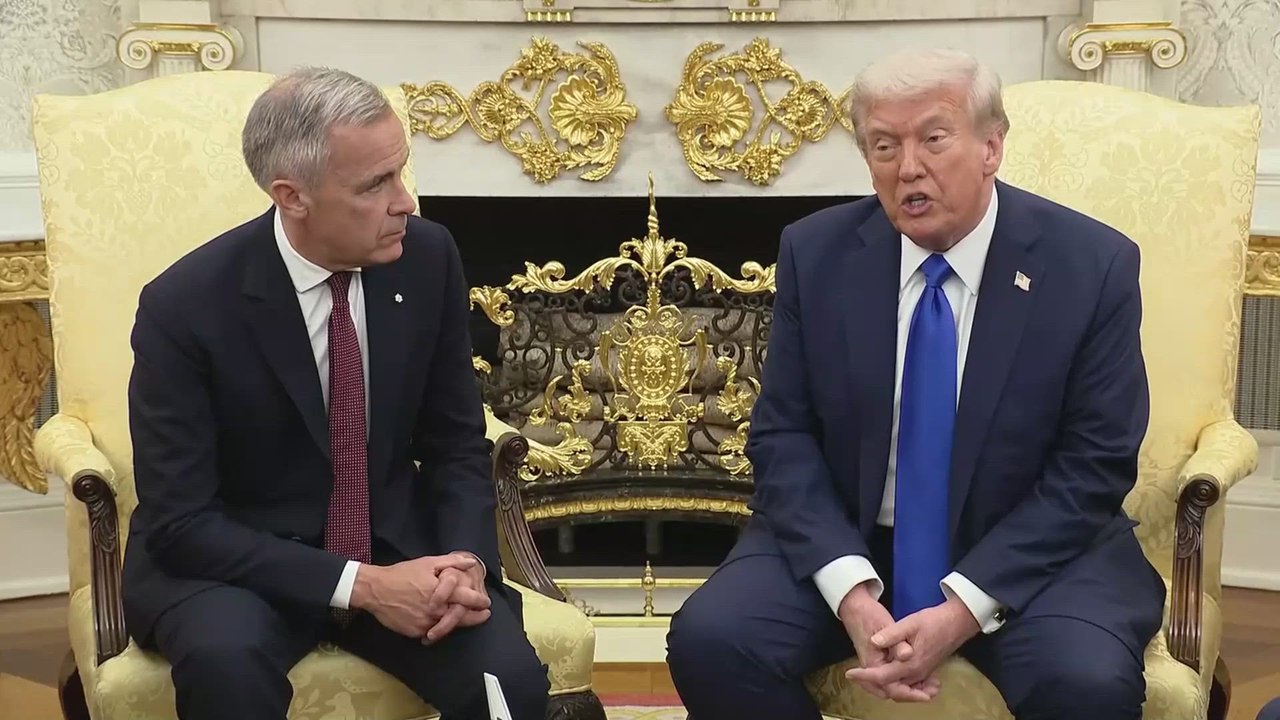 TRUMP Jokes About a U.S.–Canada Merger During White House Meeting