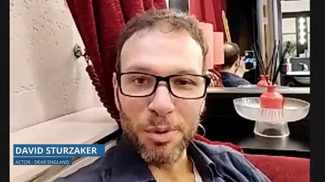 David Sturzaker is playing former England football manager Gareth Southgate in Dear England at the Marlowe Theatre