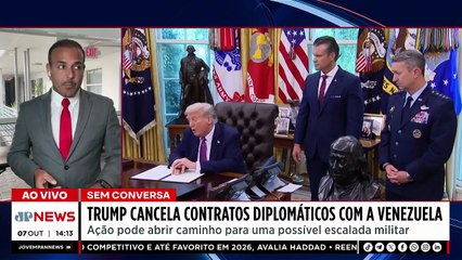 Trump suspende diplomacia com a Venezuela | TEMPO REAL