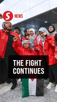 The fight goes on, say returning Global Sumud Flotilla activists