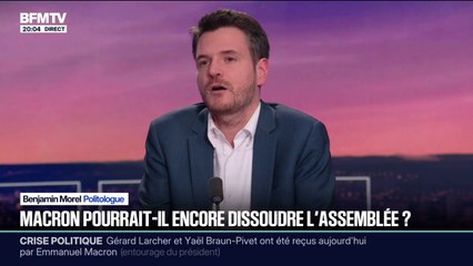 Crise politique: Benjamin Morel, politologue, décrypte le fonctionnement d'une dissolution