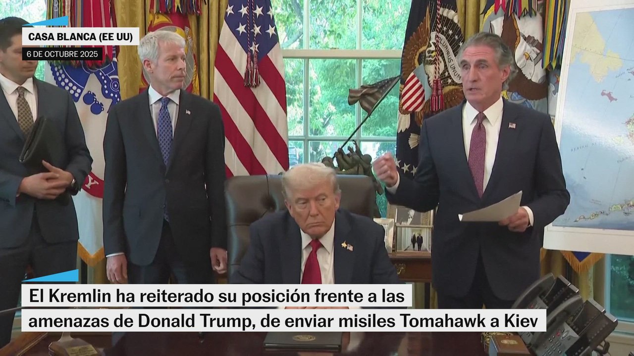 El Kremlin asegura esperar claridad sobre el posible suministro de misiles Tomahawk por parte de EE UU a Kiev