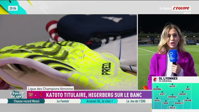 Katoto titulaire, Hegerberg sur le banc, la compo de OL Lyonnes face à Arsenal - Foot - Ligue des champions (F)