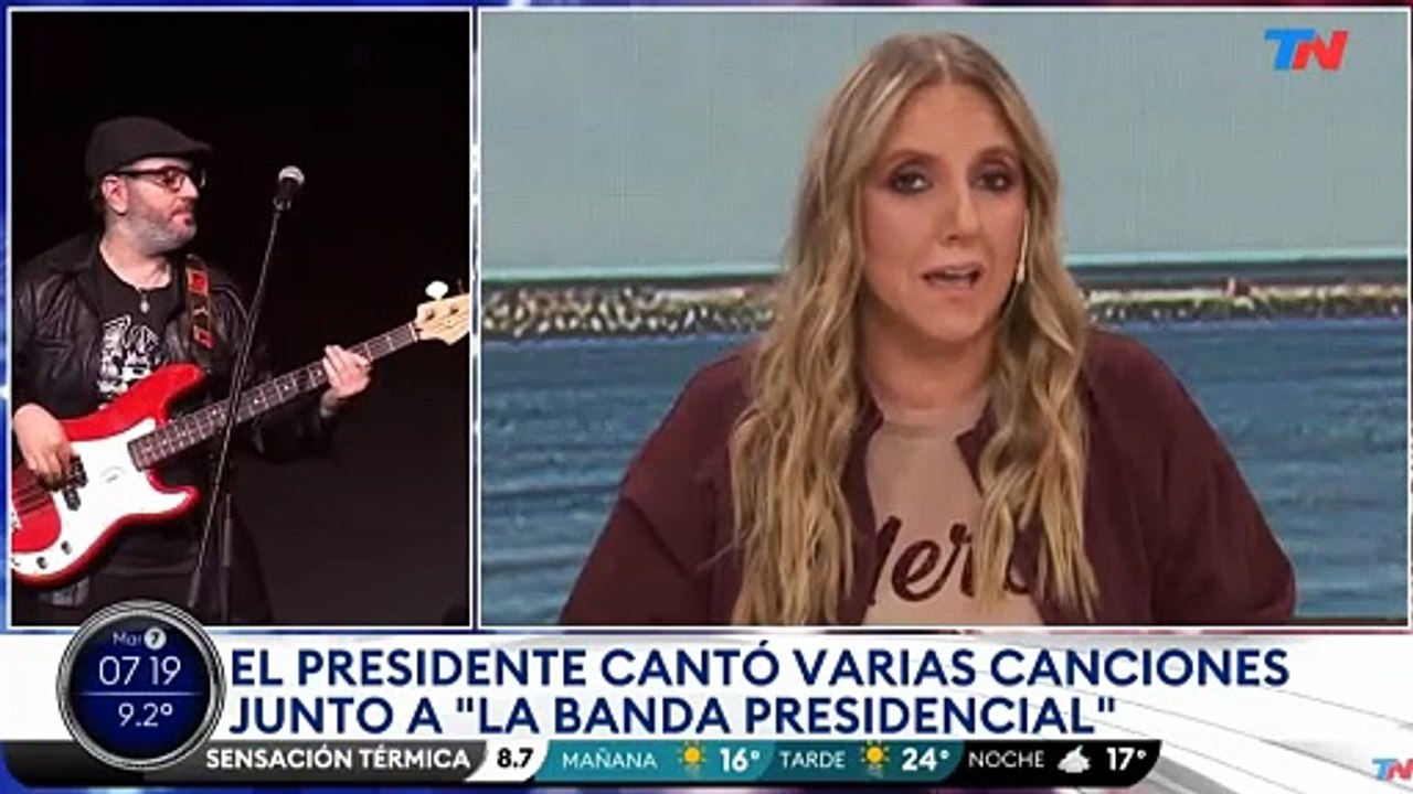 Paula Bernini contra Milei por su show musical