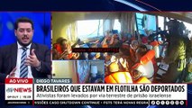 Israel deporta 13 brasileiros detidos em flotilha | TEMPO REAL