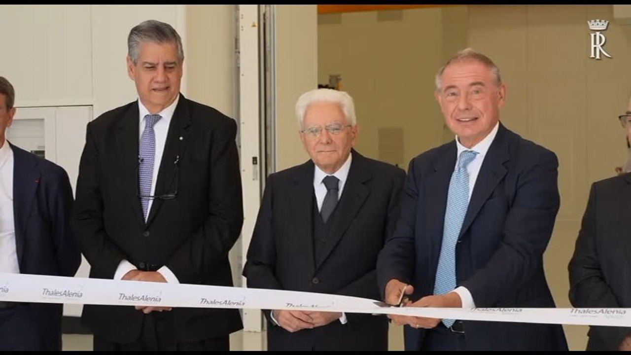 Inaugurata a Roma la Space Smart Factory Thales Alenia Space