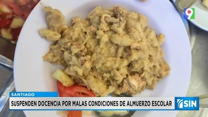 Malos almuerzos causan suspensión de clases | Primera Emisión SIN