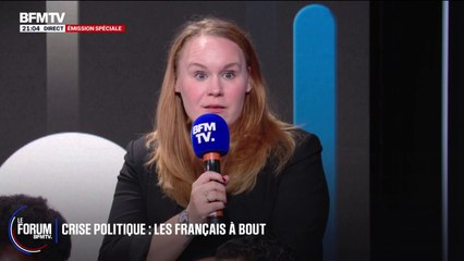 FORUM BFMTV - "Aujourd'hui la classe moyenne est pauvre", s'attriste Marie-Sophie, secrétaire dans la fonction publique