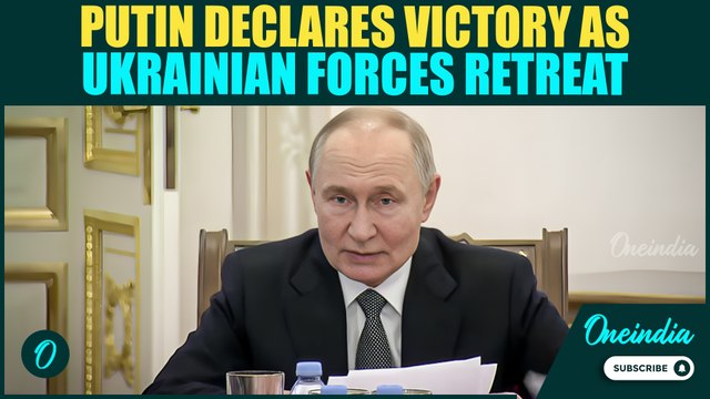 Putin DECLARES Win in Russia-Ukraine War? CLAIMS 5,000+ Sq. Kms Liberated, Ukrainian Forces Retreat