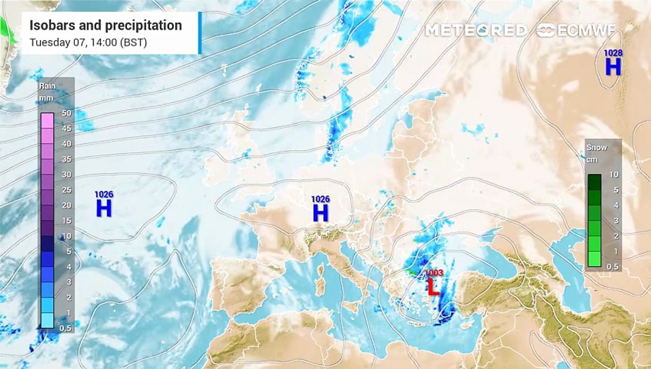 Models predict 7 days of anticyclonic block affecting UK: here are the consequences