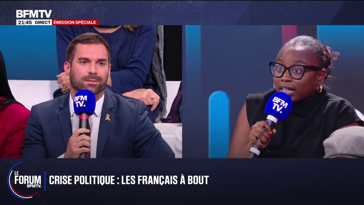 FORUM BFMTV - "Vos collègues ont parfois été condamnés pour des actes de néonazisme": échange tendu entre Danièle, étudiante et Julien Odoul, député RN