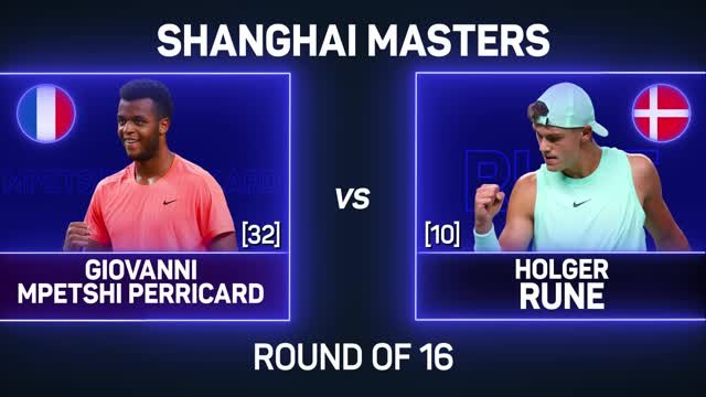 Rune battles past Mpetshi Perricard into Shanghai quarter-finals