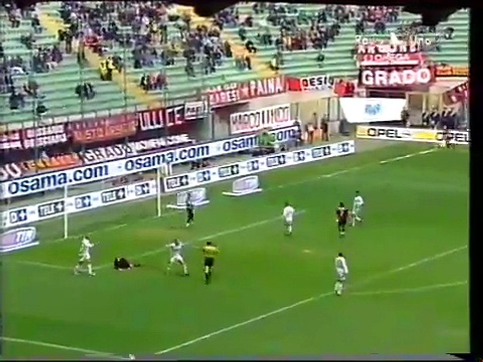 AC Milan vs Bari 4-0 (Serie A 2001.03.18)