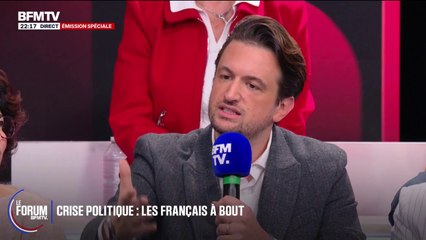 FORUM BFMTV - "Sur cette question des retraites, je crois que c'est la merde", Gabriel, professeur agrégé à Paris 1