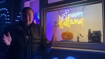 Halloween Light Show for Mental Health Charity